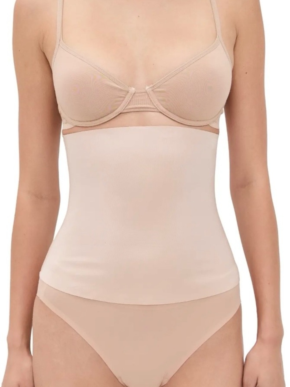 SPANX High Waist Shapewear Waist Cincher-Champagne Beige